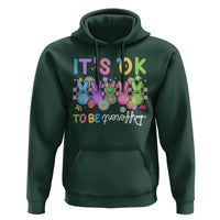 It’s Okay To Be Different Hoodie Bunny Puzzle Autism Awareness Easter