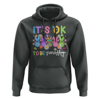 It’s Okay To Be Different Hoodie Bunny Puzzle Autism Awareness Easter