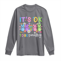 It’s Okay To Be Different Long Sleeve Shirt Bunny Puzzle Autism Awareness Easter