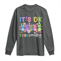 It’s Okay To Be Different Long Sleeve Shirt Bunny Puzzle Autism Awareness Easter
