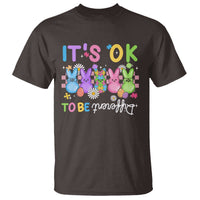 It’s Okay To Be Different T Shirt Bunny Puzzle Autism Awareness Easter