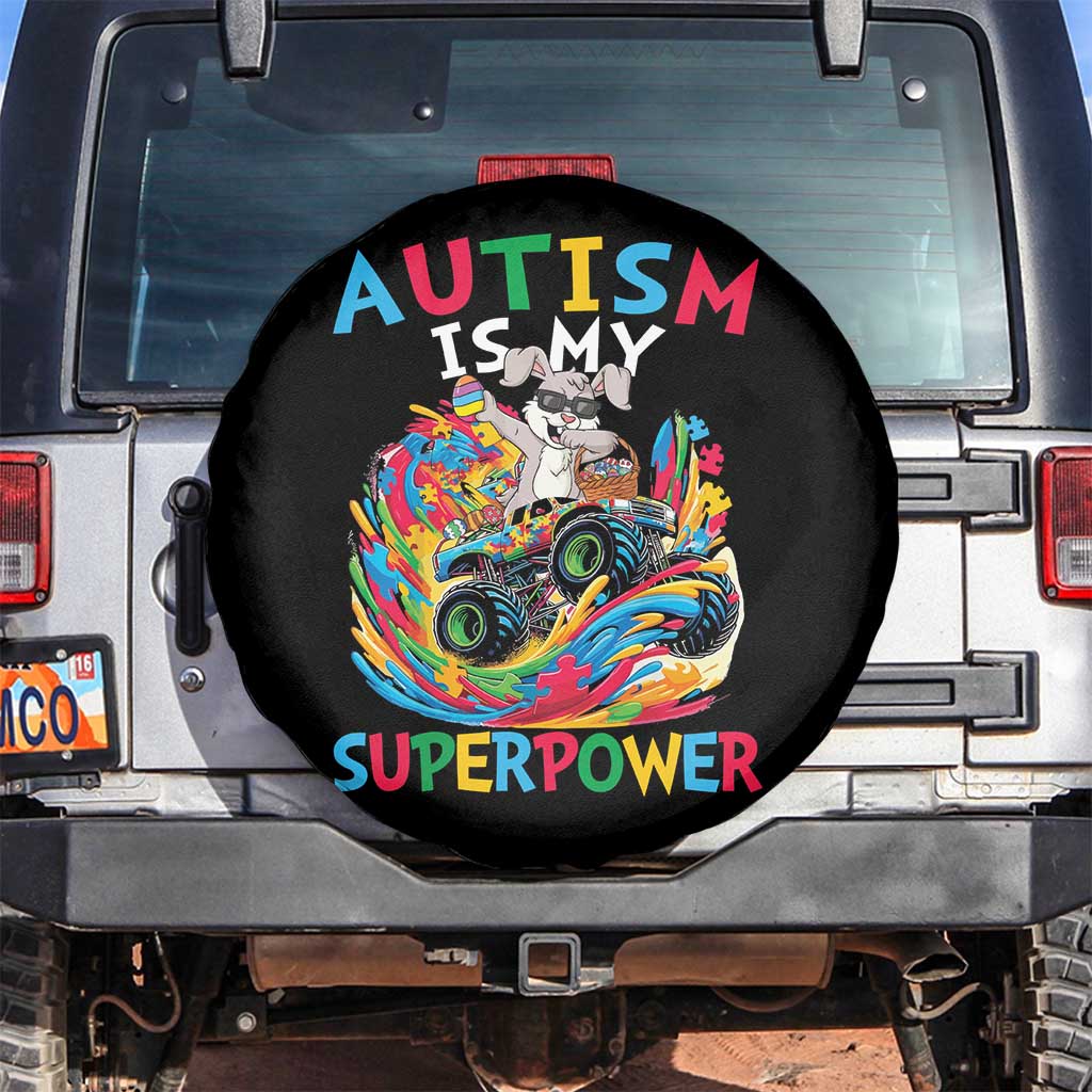 Autism Awareness Easter Spare Tire Cover Dabbing Bunny Monster Truck Lovers