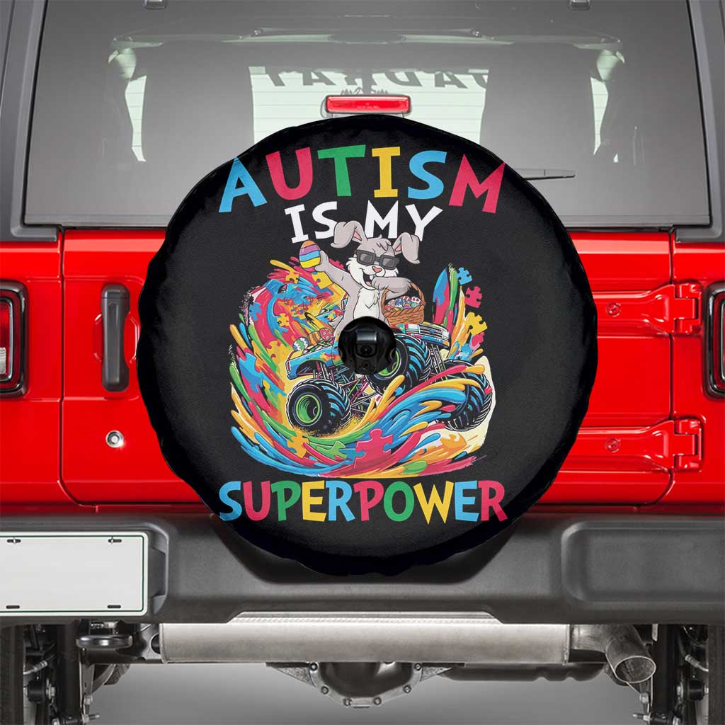 Autism Awareness Easter Spare Tire Cover Dabbing Bunny Monster Truck Lovers