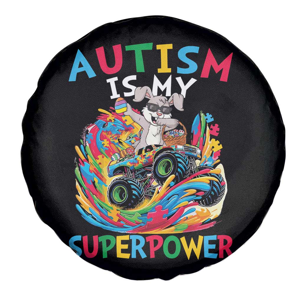 Autism Awareness Easter Spare Tire Cover Dabbing Bunny Monster Truck Lovers