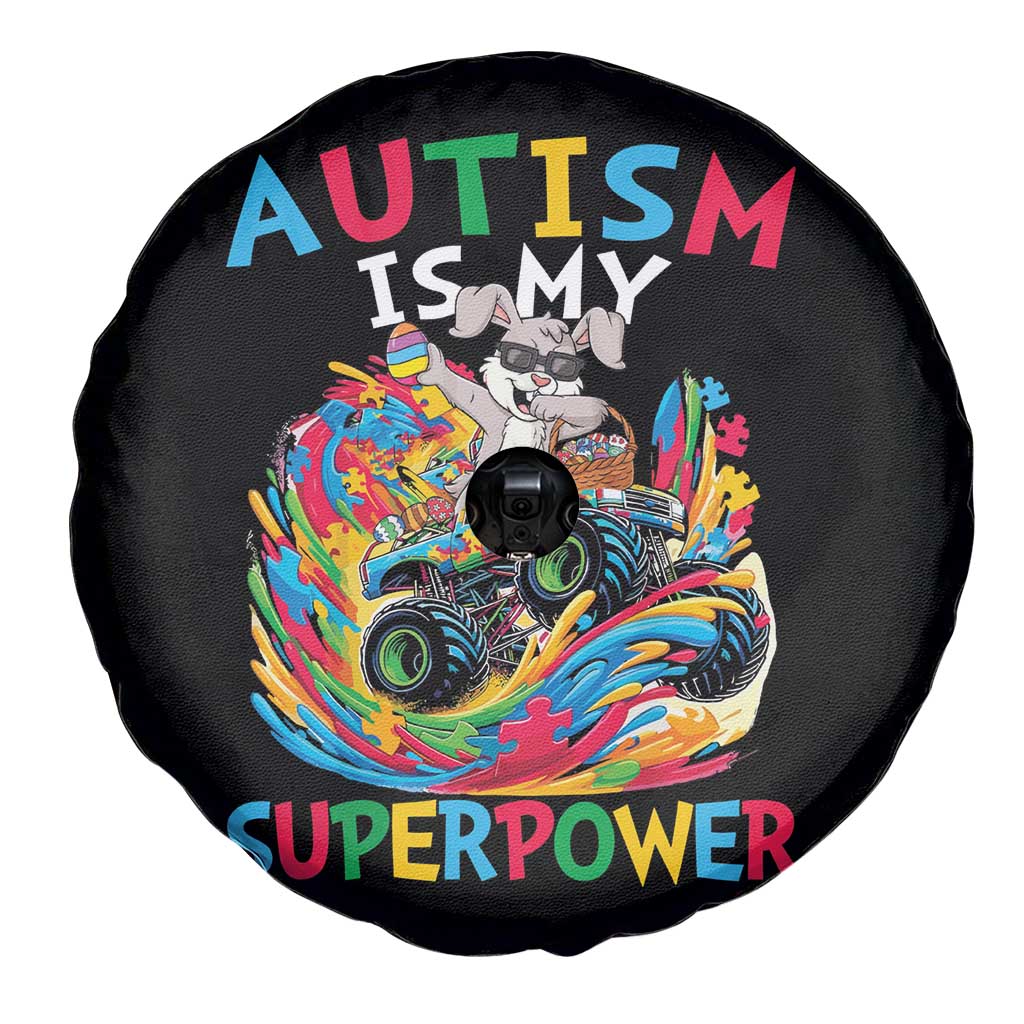 Autism Awareness Easter Spare Tire Cover Dabbing Bunny Monster Truck Lovers
