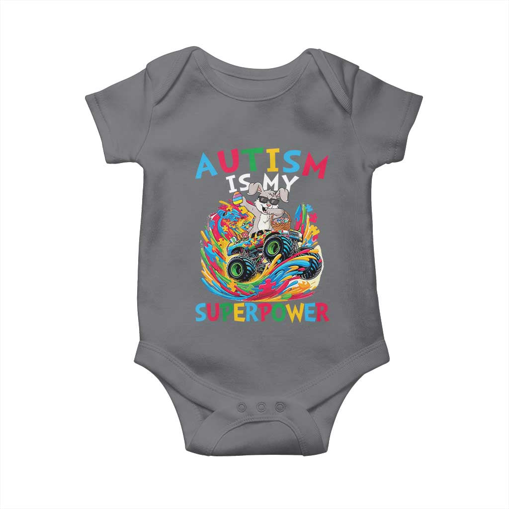Autism Awareness Easter Baby Onesie Dabbing Bunny Monster Truck Lovers