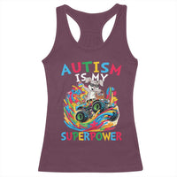 Autism Awareness Easter Racerback Tank Top Dabbing Bunny Monster Truck Lovers