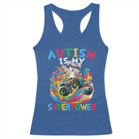 Autism Awareness Easter Racerback Tank Top Dabbing Bunny Monster Truck Lovers
