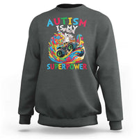 Autism Awareness Easter Sweatshirt Dabbing Bunny Monster Truck Lovers