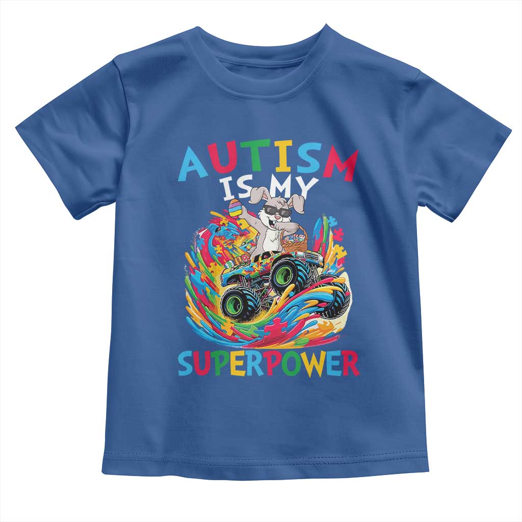 Autism Awareness Easter Toddler T Shirt Dabbing Bunny Monster Truck Lovers