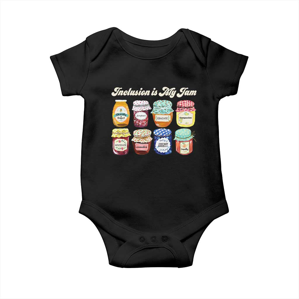 Inclusion Is My Jam Baby Onesie Special Education Teacher Autism Awareness