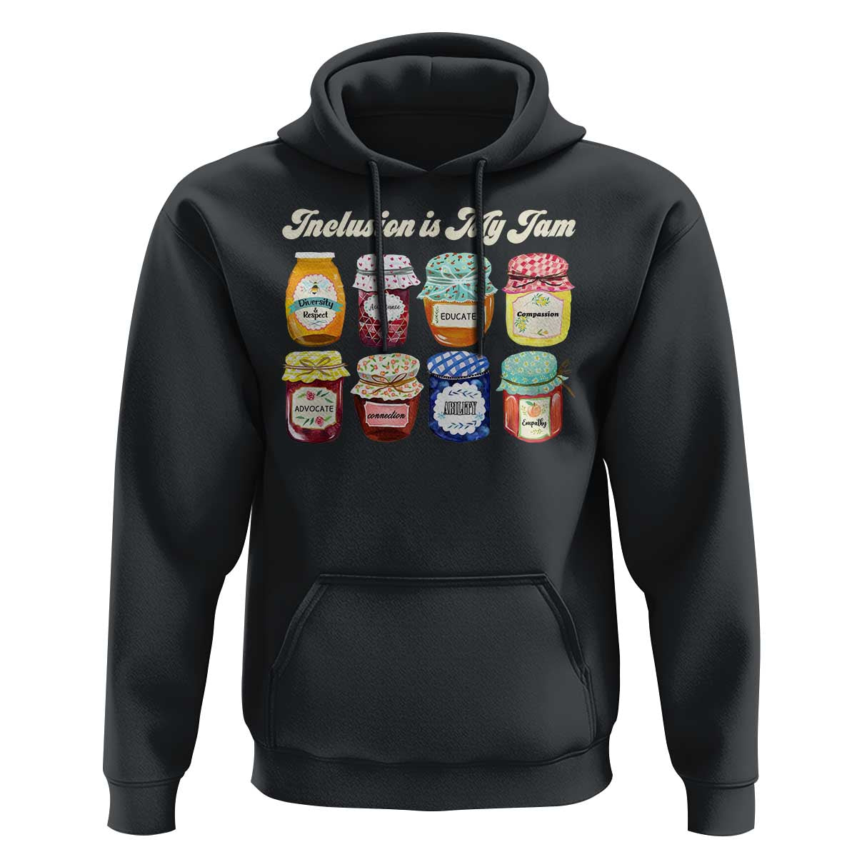Inclusion Is My Jam Hoodie Special Education Teacher Autism Awareness
