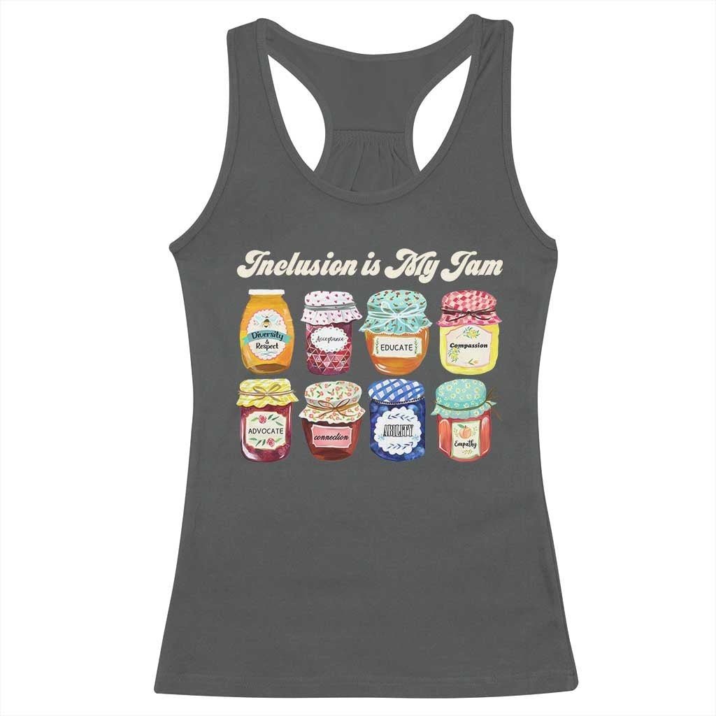 Inclusion Is My Jam Racerback Tank Top Special Education Teacher Autism Awareness