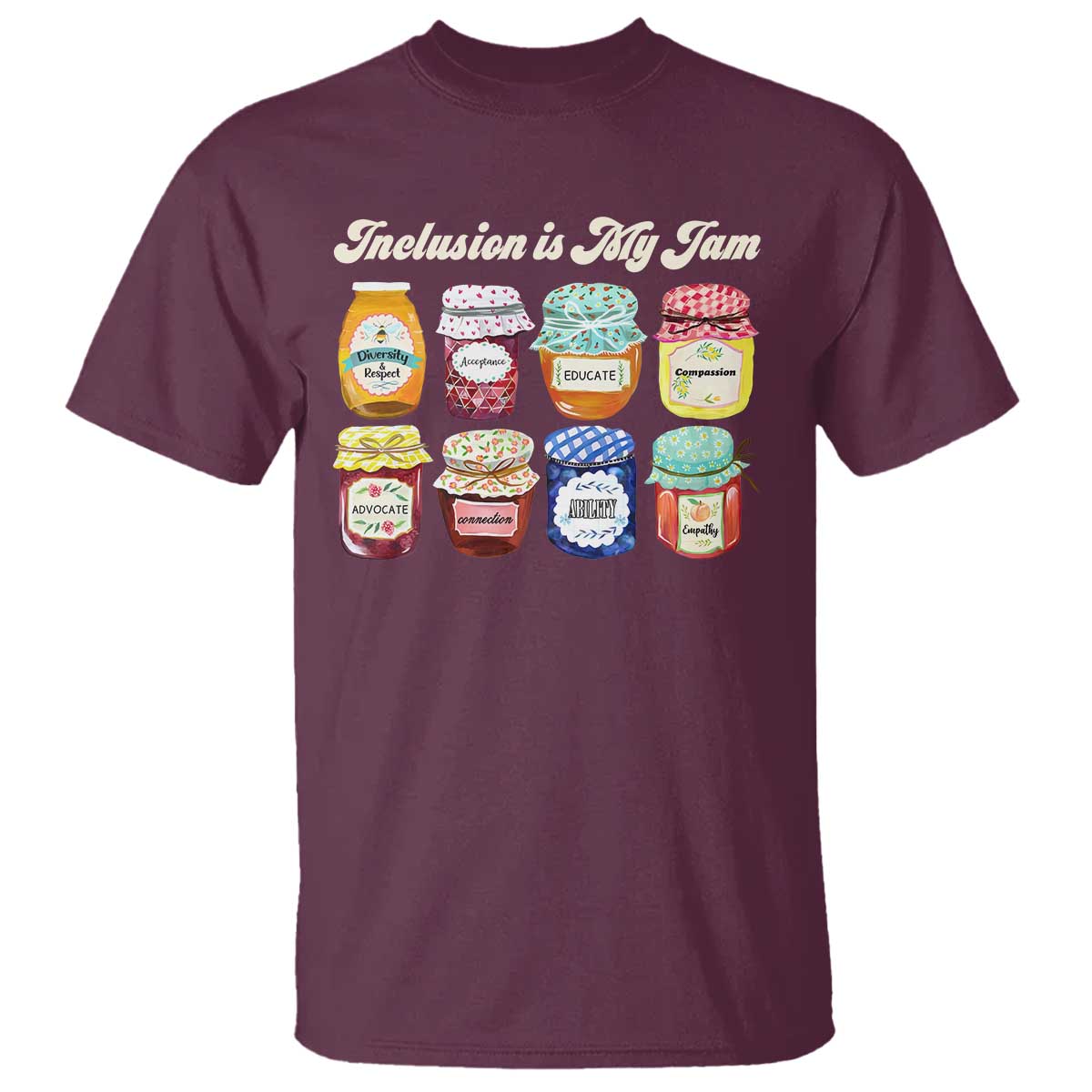 Inclusion Is My Jam T Shirt Special Education Teacher Autism Awareness