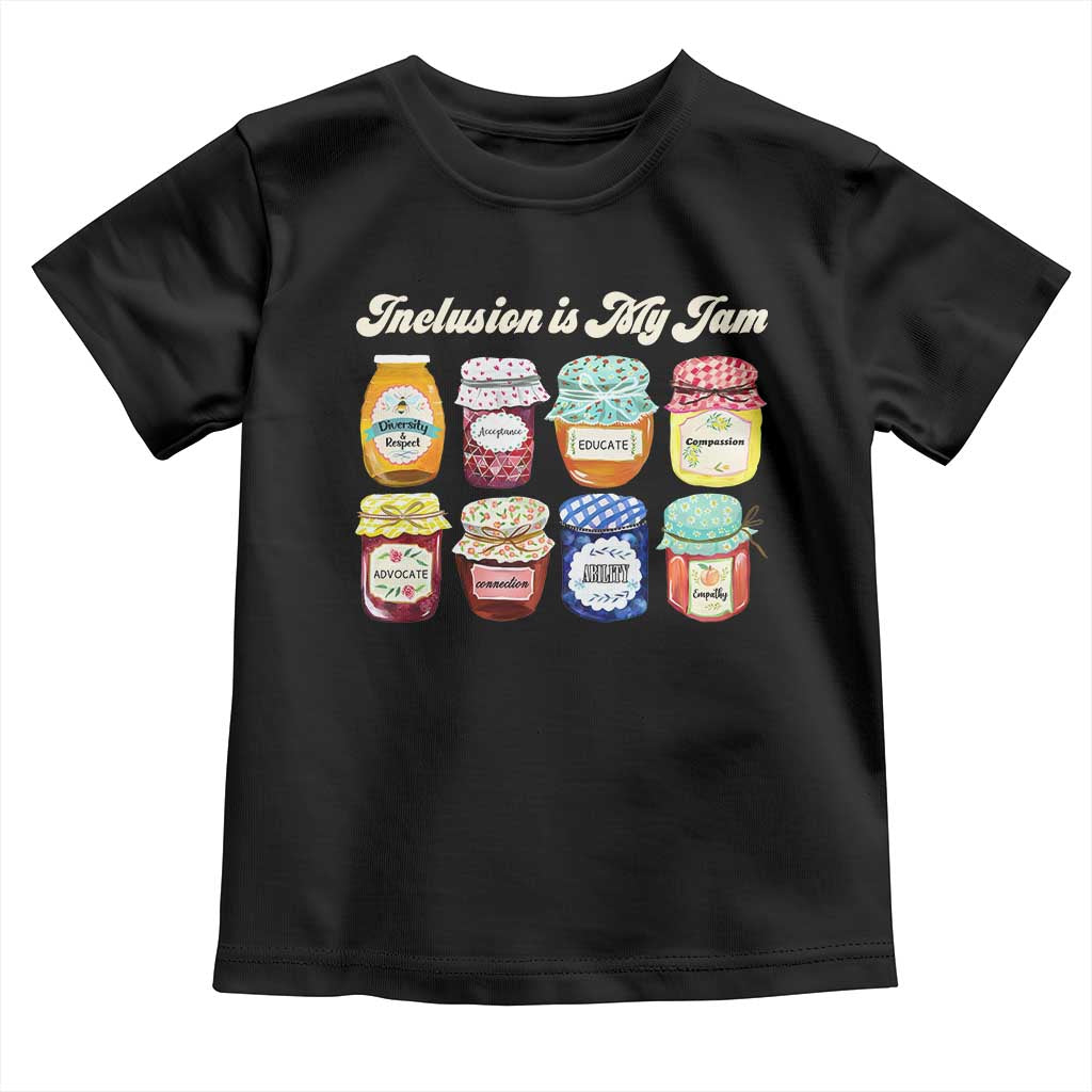 Inclusion Is My Jam Toddler T Shirt Special Education Teacher Autism Awareness