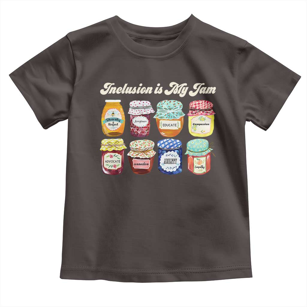 Inclusion Is My Jam Toddler T Shirt Special Education Teacher Autism Awareness