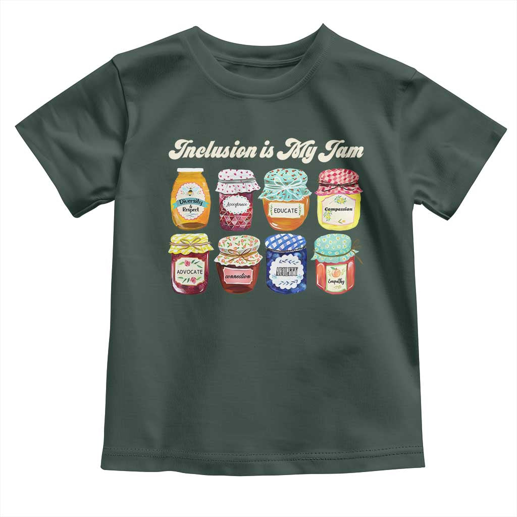 Inclusion Is My Jam Toddler T Shirt Special Education Teacher Autism Awareness