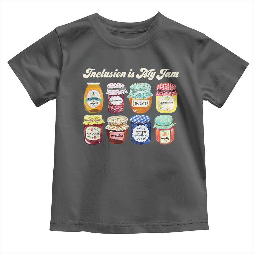 Inclusion Is My Jam Toddler T Shirt Special Education Teacher Autism Awareness