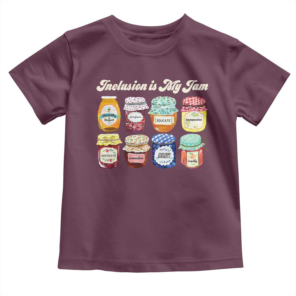 Inclusion Is My Jam Toddler T Shirt Special Education Teacher Autism Awareness