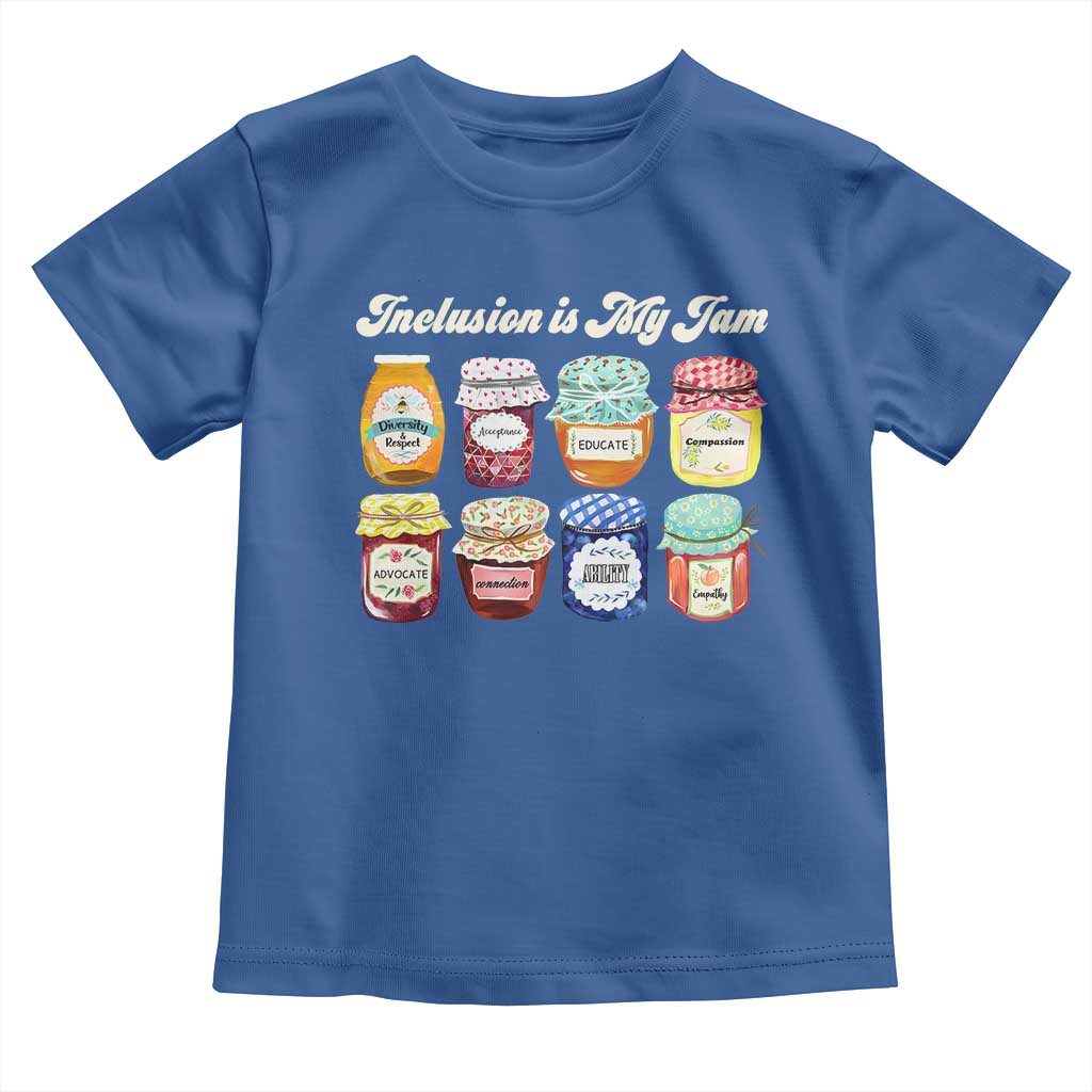 Inclusion Is My Jam Toddler T Shirt Special Education Teacher Autism Awareness