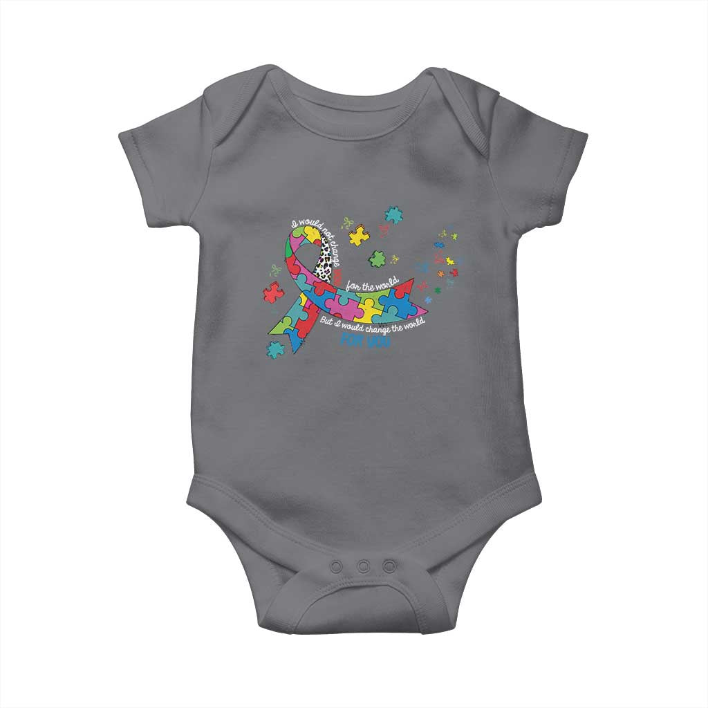 Autism Awareness Coquette Bow Baby Onesie Special Education Teacher
