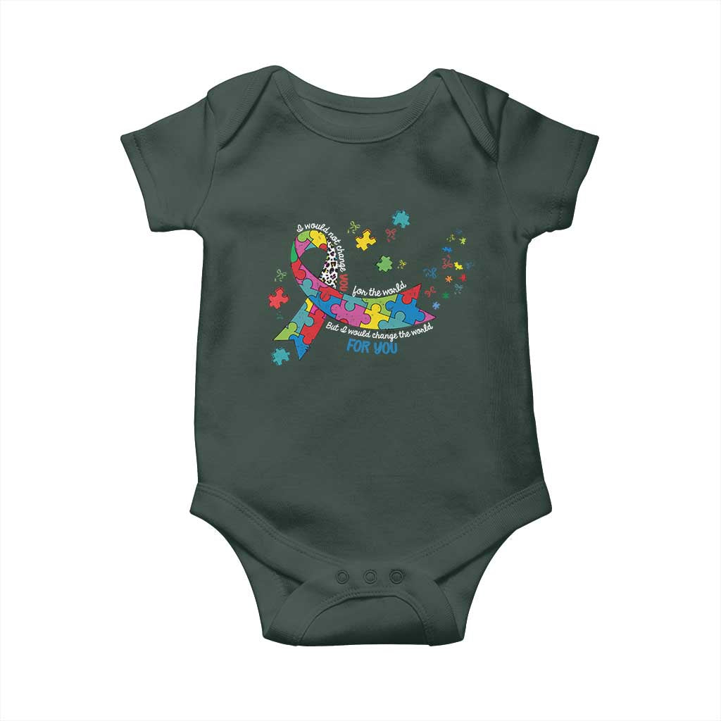 Autism Awareness Coquette Bow Baby Onesie Special Education Teacher