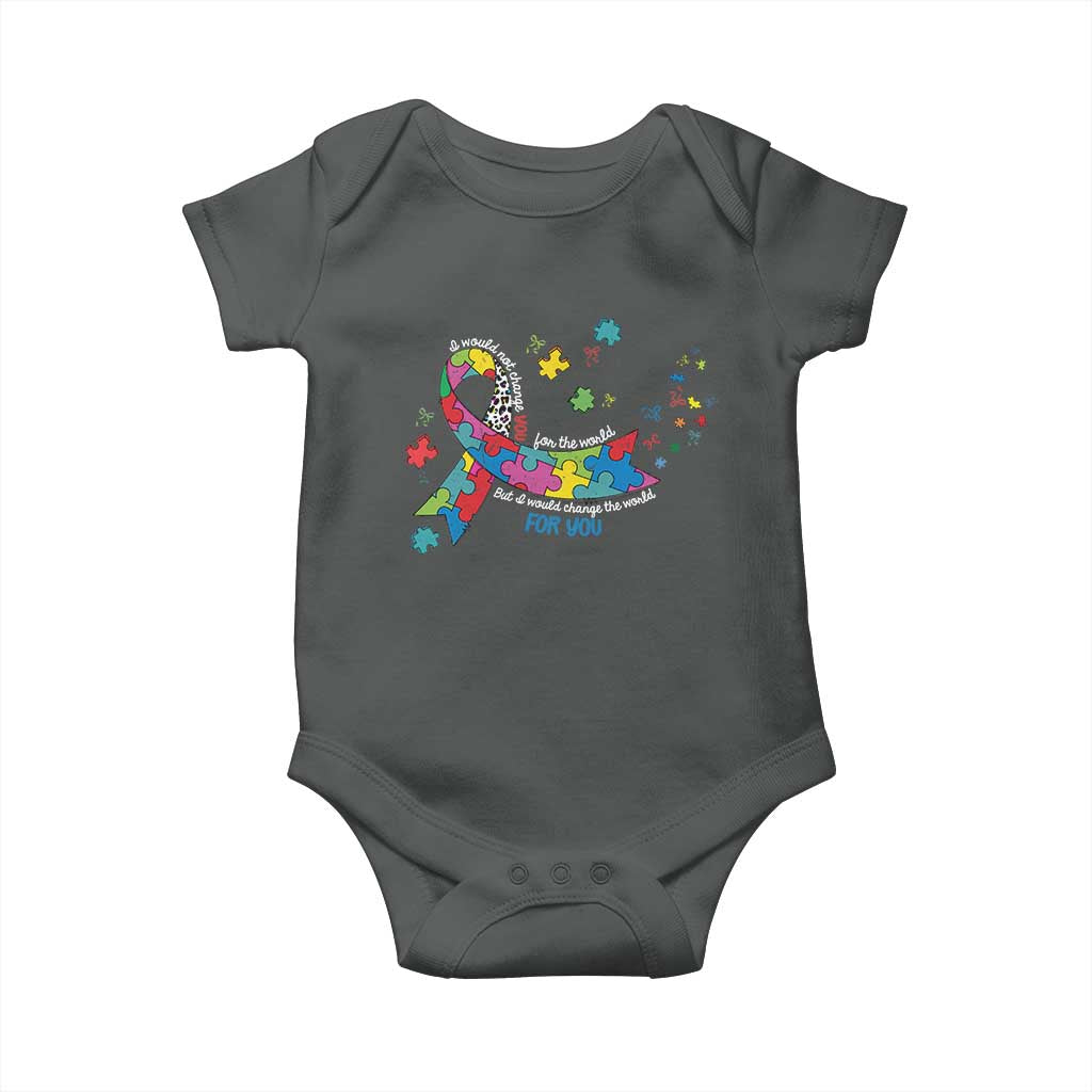Autism Awareness Coquette Bow Baby Onesie Special Education Teacher