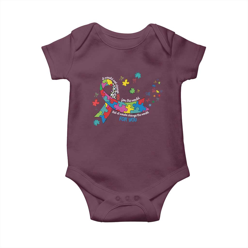 Autism Awareness Coquette Bow Baby Onesie Special Education Teacher