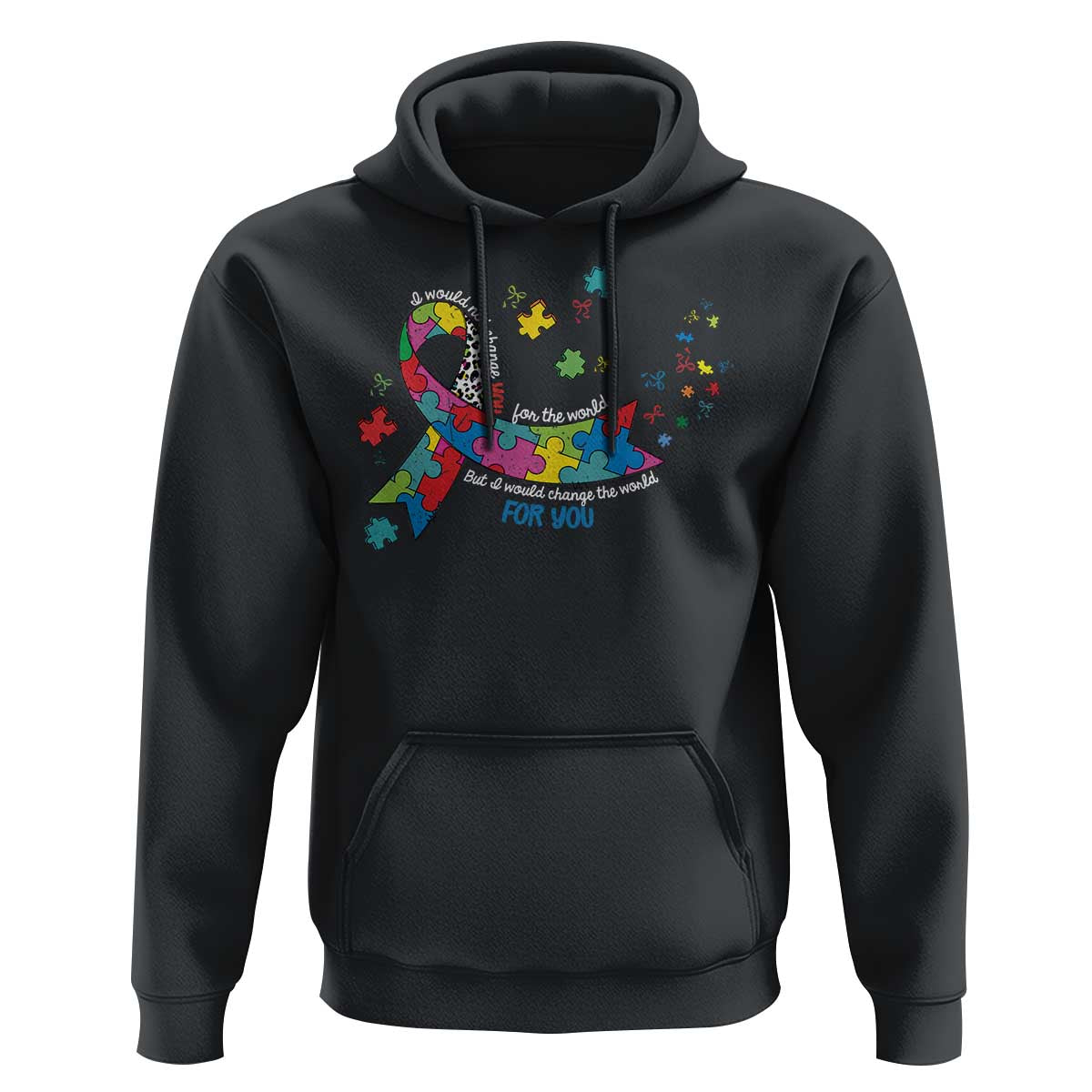 Autism Awareness Coquette Bow Hoodie Special Education Teacher