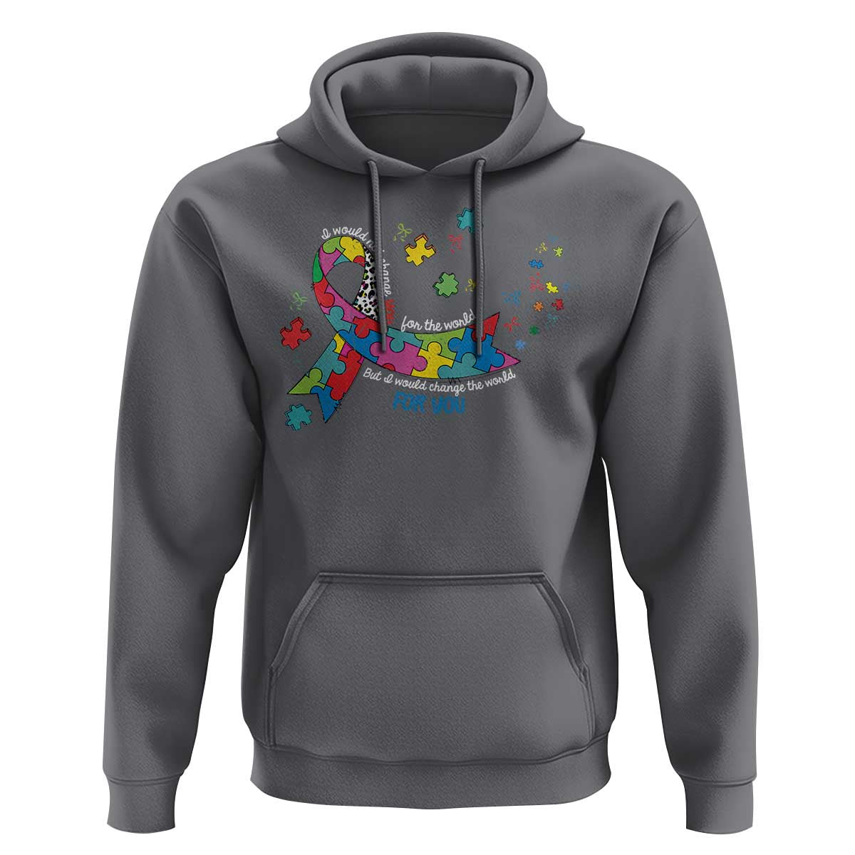 Autism Awareness Coquette Bow Hoodie Special Education Teacher