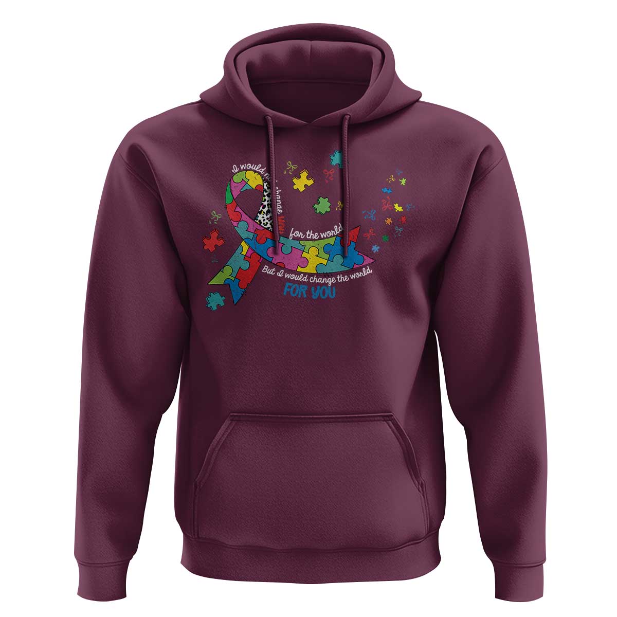 Autism Awareness Coquette Bow Hoodie Special Education Teacher