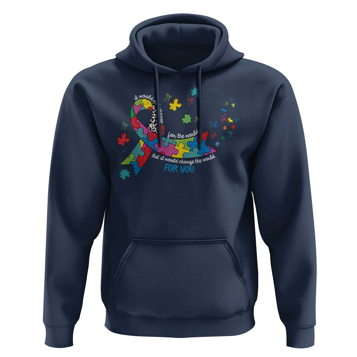Autism Awareness Coquette Bow Hoodie Special Education Teacher