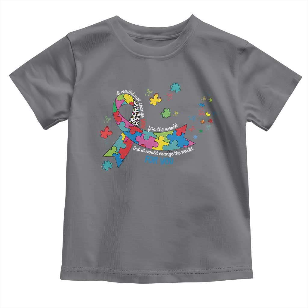 Autism Awareness Coquette Bow Toddler T Shirt Special Education Teacher