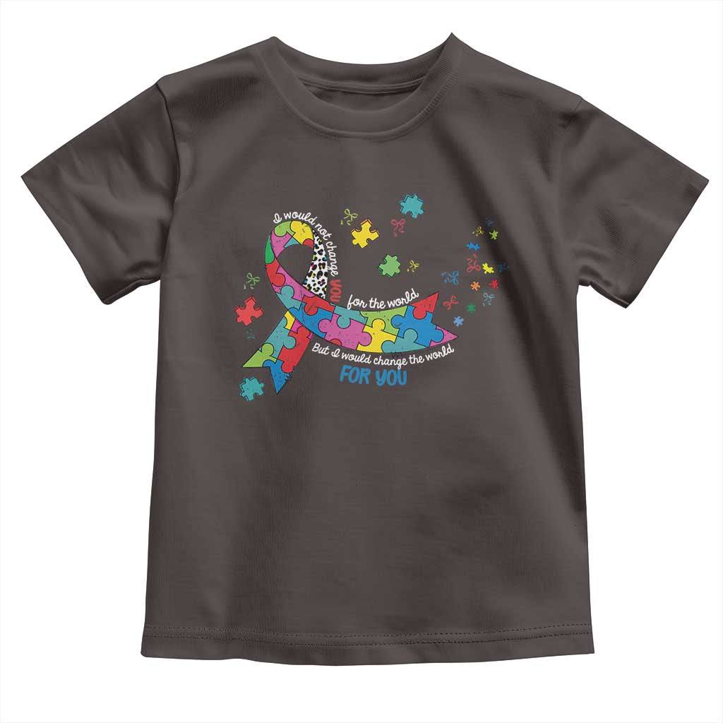 Autism Awareness Coquette Bow Toddler T Shirt Special Education Teacher