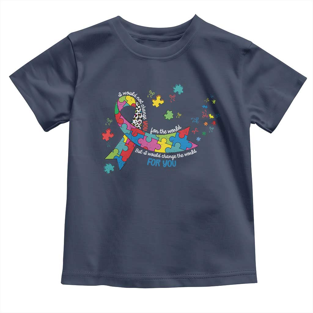 Autism Awareness Coquette Bow Toddler T Shirt Special Education Teacher