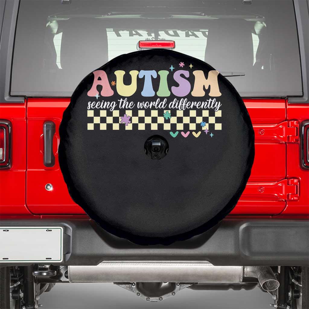 Autism Acceptance Month Spare Tire Cover Seeing the World Differently