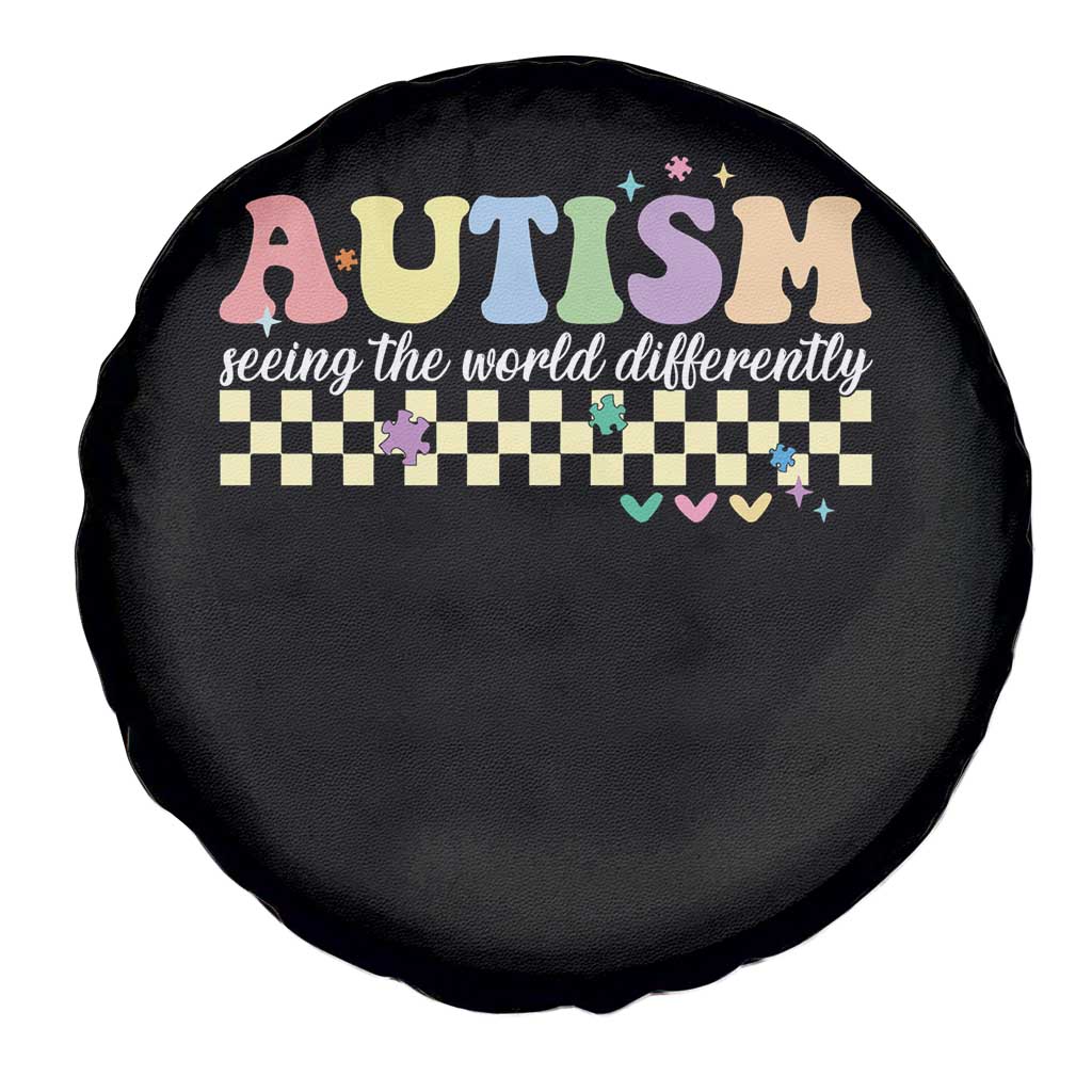 Autism Acceptance Month Spare Tire Cover Seeing the World Differently