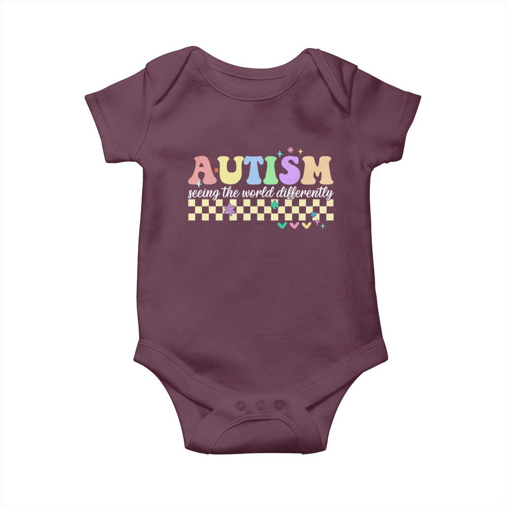 Autism Acceptance Month Baby Onesie Seeing the World Differently
