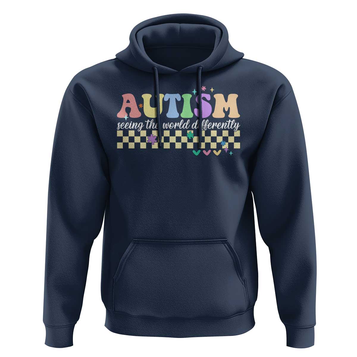 Autism Acceptance Month Hoodie Seeing the World Differently