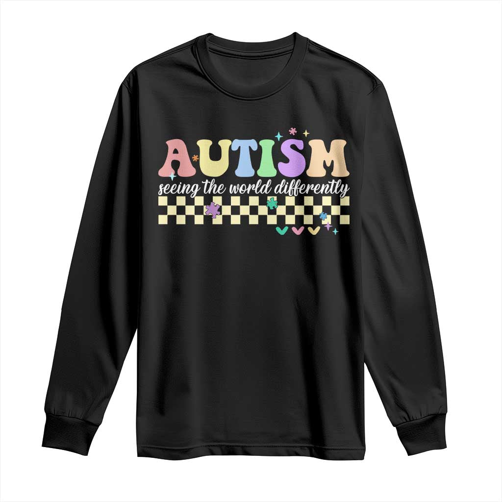 Autism Acceptance Month Long Sleeve Shirt Seeing the World Differently