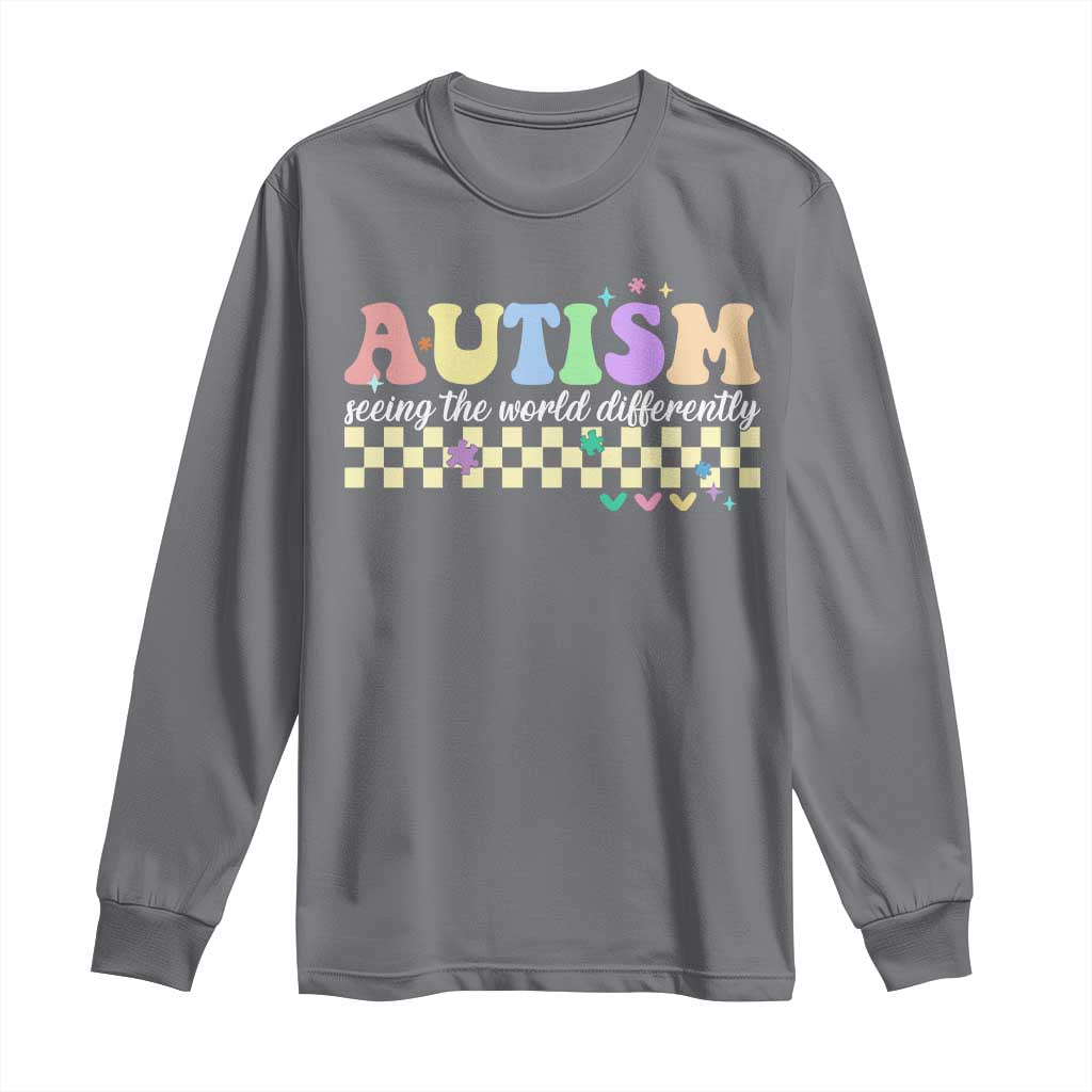 Autism Acceptance Month Long Sleeve Shirt Seeing the World Differently