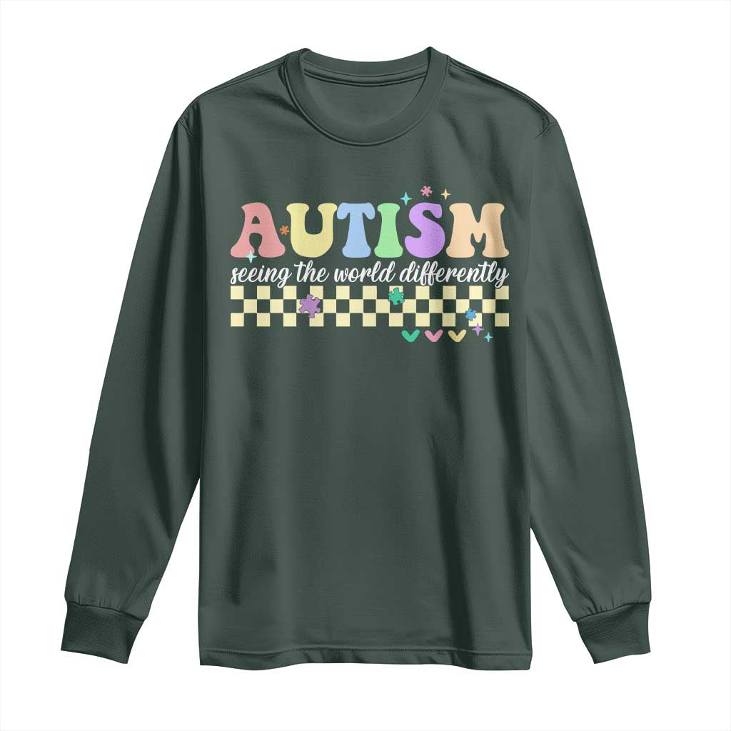 Autism Acceptance Month Long Sleeve Shirt Seeing the World Differently