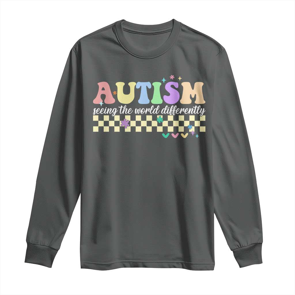 Autism Acceptance Month Long Sleeve Shirt Seeing the World Differently