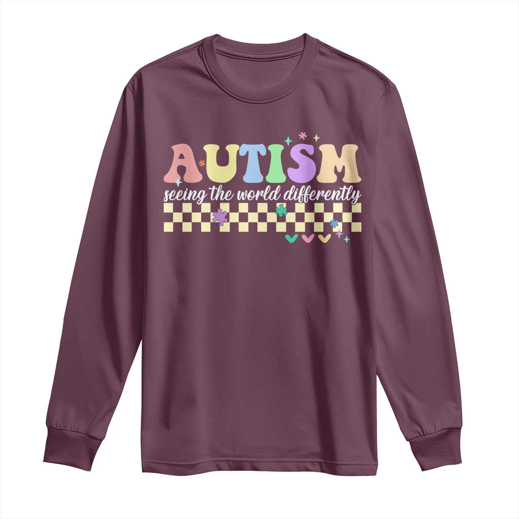 Autism Acceptance Month Long Sleeve Shirt Seeing the World Differently