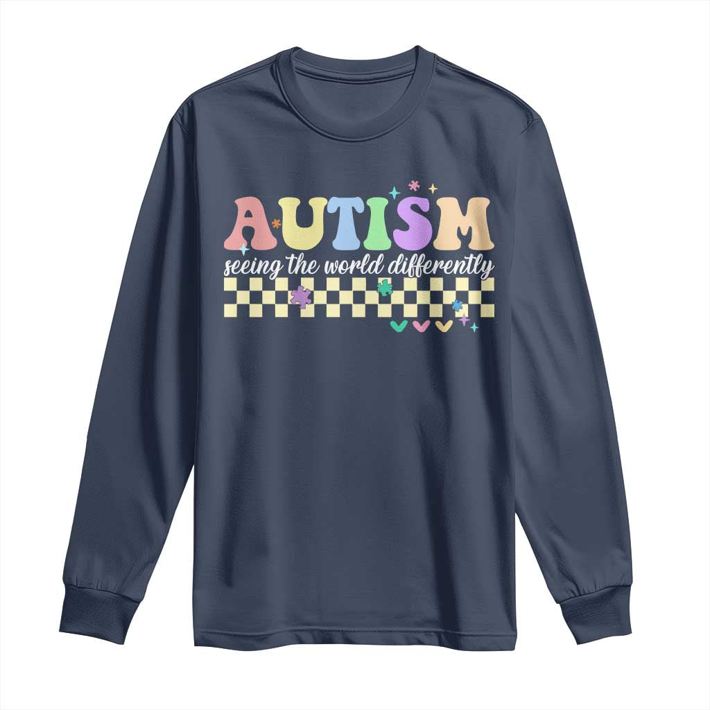 Autism Acceptance Month Long Sleeve Shirt Seeing the World Differently