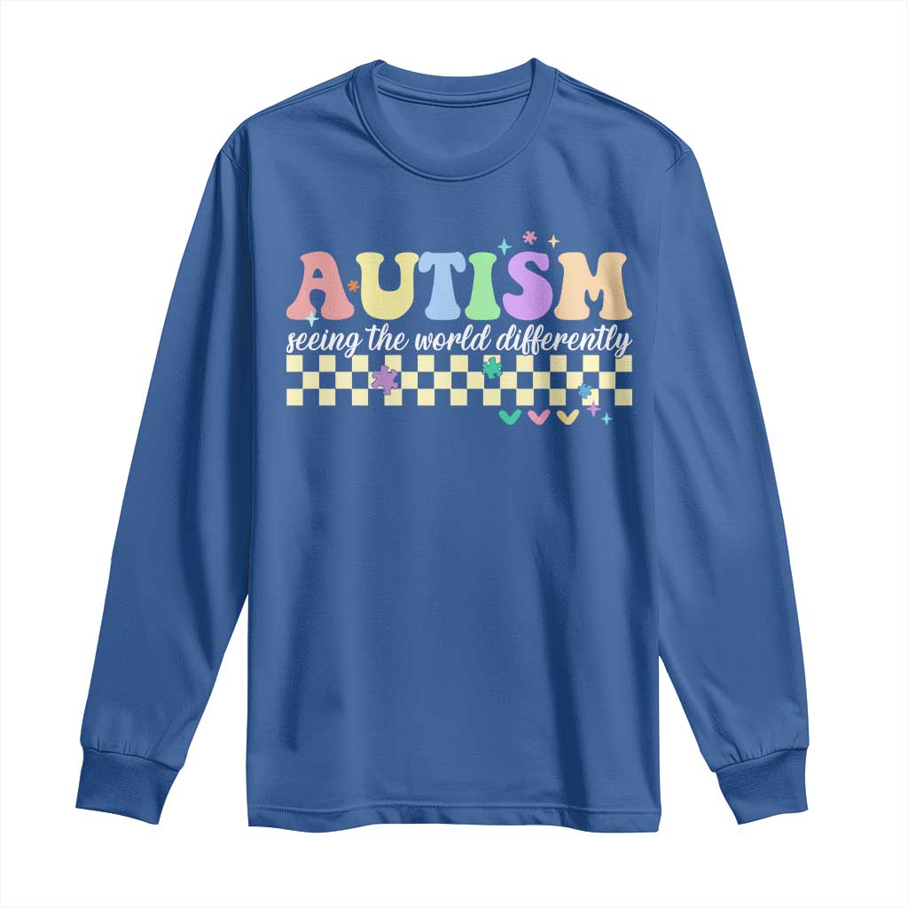 Autism Acceptance Month Long Sleeve Shirt Seeing the World Differently