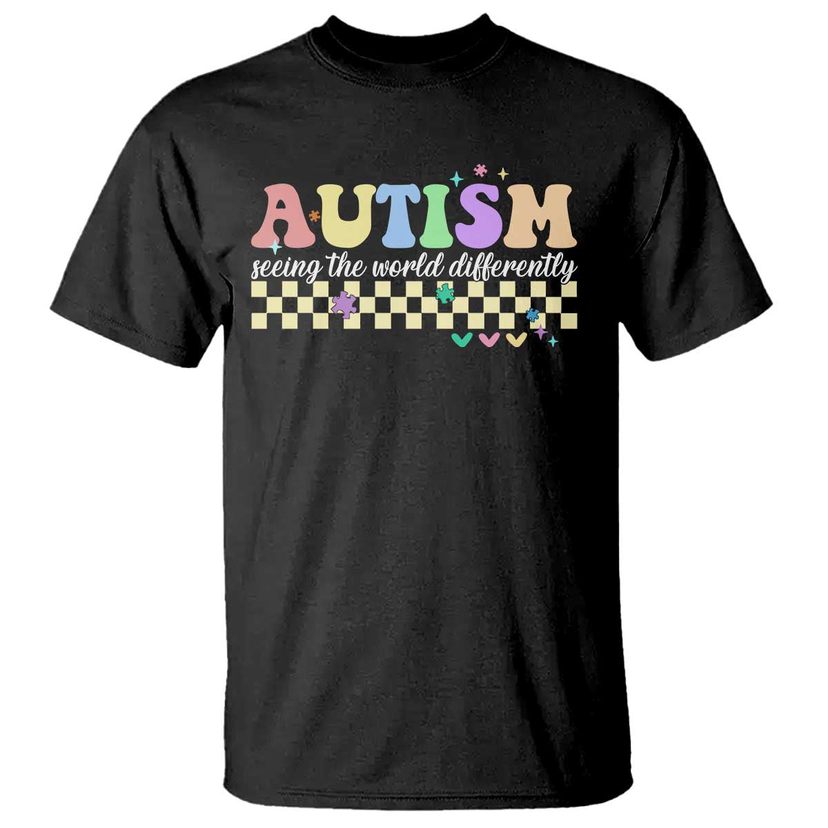 Autism Acceptance Month T Shirt Seeing the World Differently