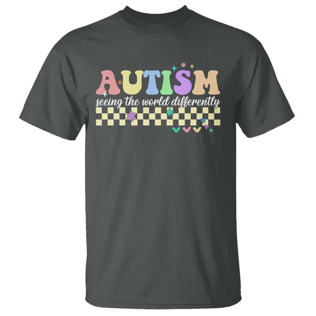 Autism Acceptance Month T Shirt Seeing the World Differently