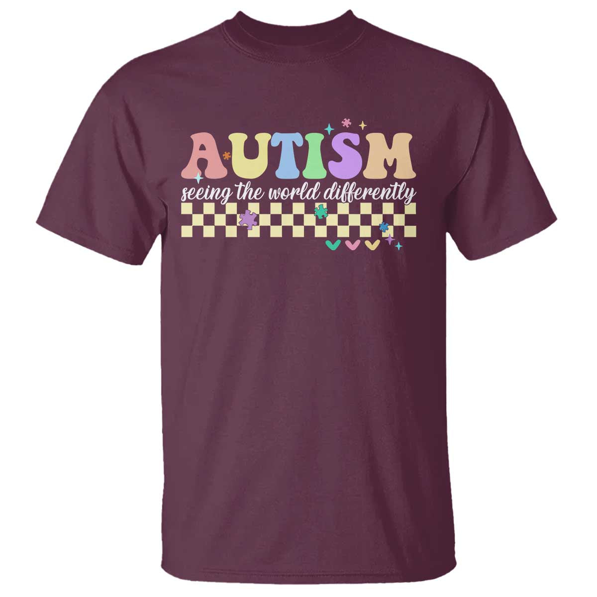 Autism Acceptance Month T Shirt Seeing the World Differently