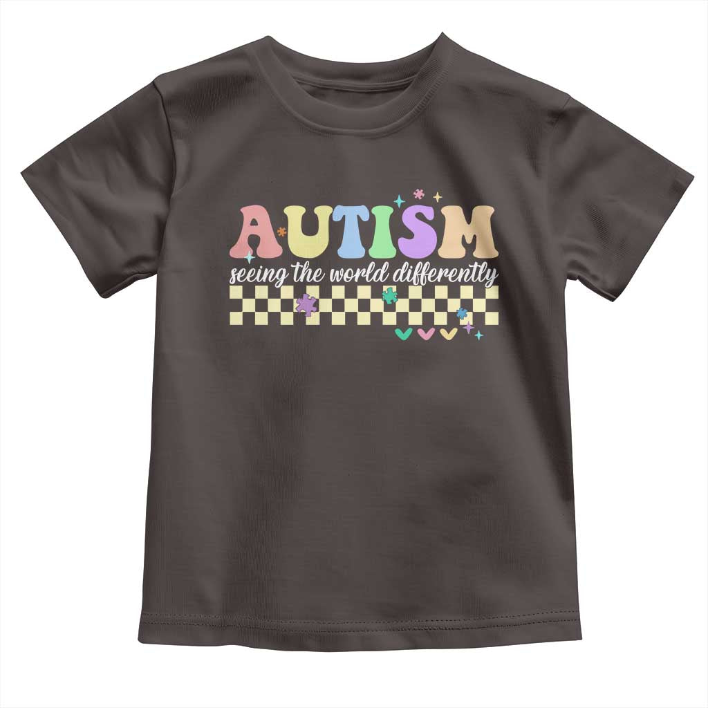 Autism Acceptance Month Toddler T Shirt Seeing the World Differently